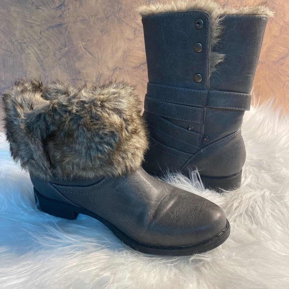 Faux Fur Boots